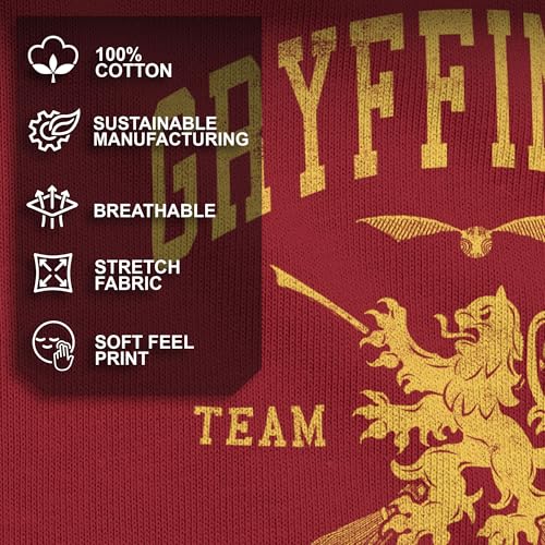 Harry Potter Men's Gryffindor Quidditch Seekert-Shirt4