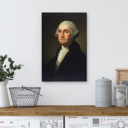 Wall26 Canvas Print Wall Art Portrait Of George Washington People Pop Culture Historical Realism Famous Closeup Colorful Multicolor Classical For Living Room thumb #3