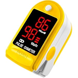Dagamma Finger Pulse Oximeter DP100 in Yellow – the Authentic Pulse Oximeter for Sports and Aviation use