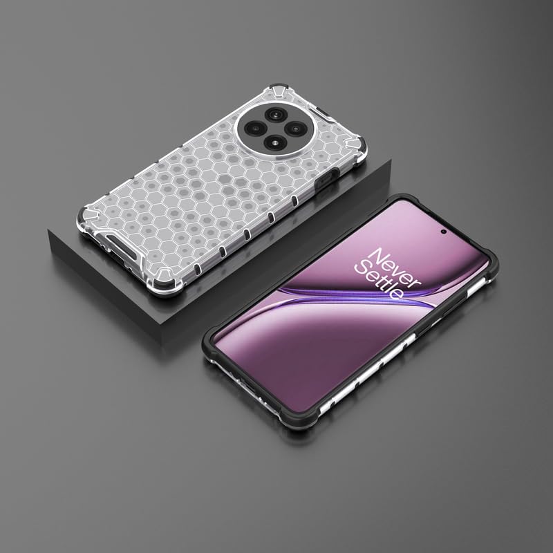 Image of Plastic Bumper Back Case Cover for OnePlus Ace 5 / Ace 5 Pro 5G (Transparent)