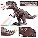BLmukce 3-Pack Electronic Walking Dinosaur Toys for Toddlers 2-4, Moving Dinosaurs Toys with Lights, Roaring Sounds, T-Rex, Brachiosaurus & Stegosaurus, Xmas Birthday Gift for 2 3 4 5 6 Years Old Boys