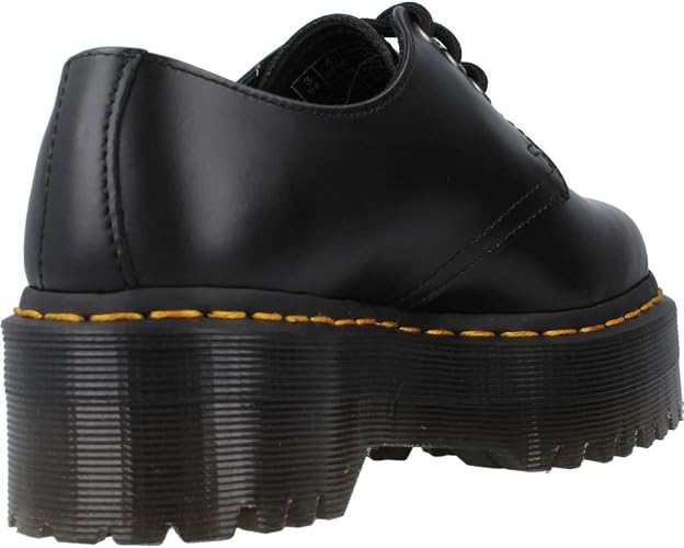 【美品】ドクターマーチン 8053 QUAD 5ホールシューズ 厚底 黒 UK5 Amazon | Dr. Martens ユニセックス 8053 クワッド 5 アイシューズ