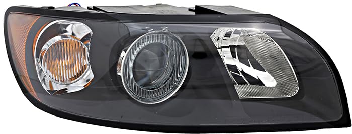 JP Auto Compatible with Volvo S40 2004-2007/V50 2005 2006 2007 Headlight Lamp Halogen Passenger Right Side