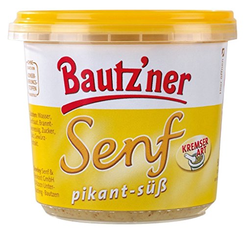 Bautzner Senf pikant-süß 3 Becher