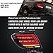New Taillights for 2007-2014 Mercedes C300 Tail Light 09 Benz W204 Tail Lights C200 Accessories C180 C260 C-class C Style Smoke Brake Replacement DRL Led Sequential Turn Signals Dynamic Back Rear Lamp