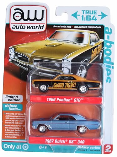 Auto World 1966 Pontiac GTO and 1967 Buick GS 340,