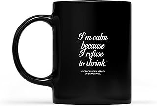 MOONARTPOD My Quiet Refusal To Shrink Is How I Rise Inside Introvert Coffee Mug, Gift For Men, Women Ceramic Mug 11oz - 15oz
