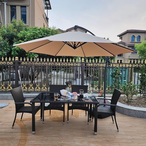 Copertura di ricambio per ombrellone da esterno, impermeabile e anti UV, adatta per ombrelloni a 6/8 stecche da 200 cm/270 cm/300 cm