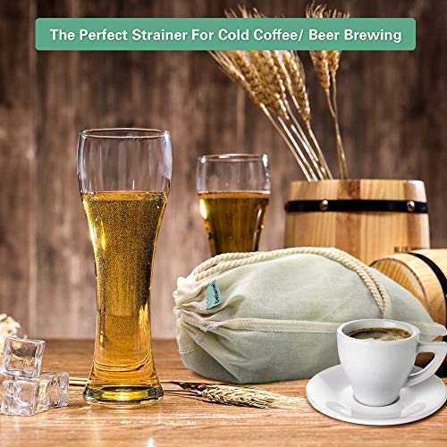 "Organic Cotton Nut Milk Bags, 2 Pack" - Image 4