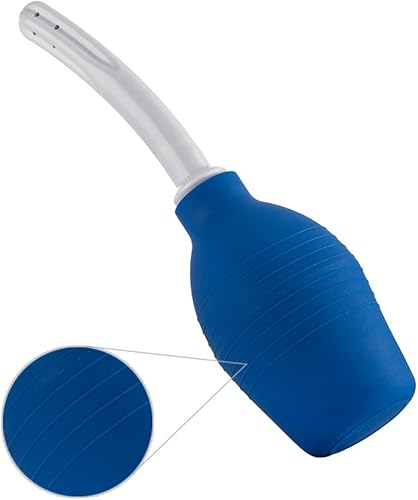 Miniatura 3 de Enema Bulb Clean Anal Vaginal Silicone Douche para hombres, mujeres y hombres (color azul) - Kits médicos cómodos