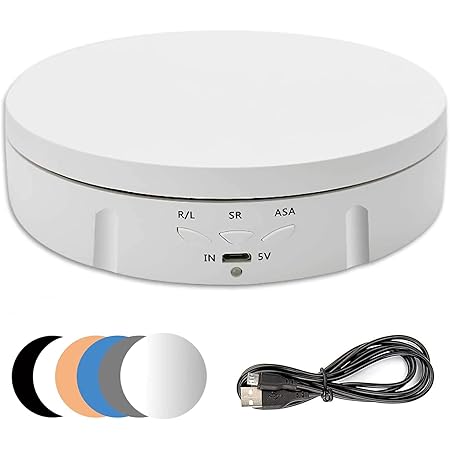 TopHomer 360° Drehteller Elektrisch - 12cm Displayständer Für Produktpräsentation