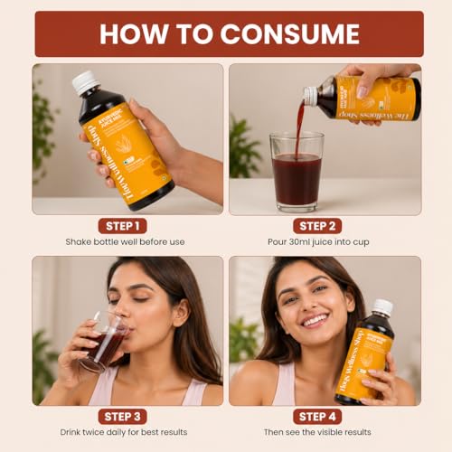 Image of The Wellness Shop Vitamin B12 & D3 Juice with Aloe Vera, Orange & Pomegranate | Energy & Immunity Support Drink | Supports Digestion, Bone & Heart Health | 500ml