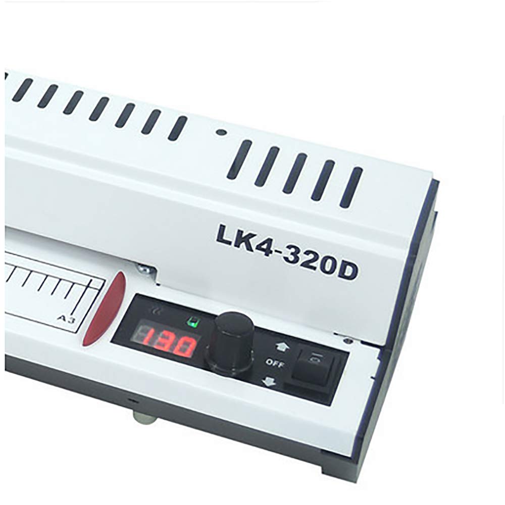 Toplionace 300W A3 A4 Máquina Laminadora Eléctrica, Máquina de Sellado de Plástico Digital A3 A4 Máquina de Laminado de Sobremoldeo de Fotos Máquina de Envoltura de Plástico 220V
