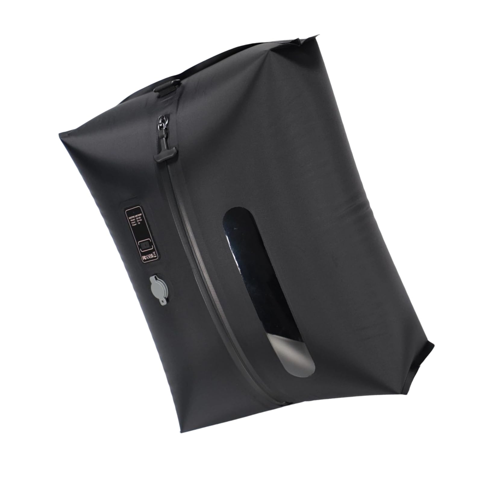 Bolsa de compresión sellada visible que incluye herramienta manual para una gestión eficaz del espacio del armario, bolsas de almacenamiento de ropa de cama