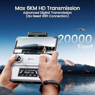 Holy Stone HS360D GPS Drones with 4K Camera for Adults, 249g Foldable RC Quadcopter with 80-Min Flight Time, 6KM Image Transmission, Follow Me, Auto Return, Upgraded HS360S for Beginners