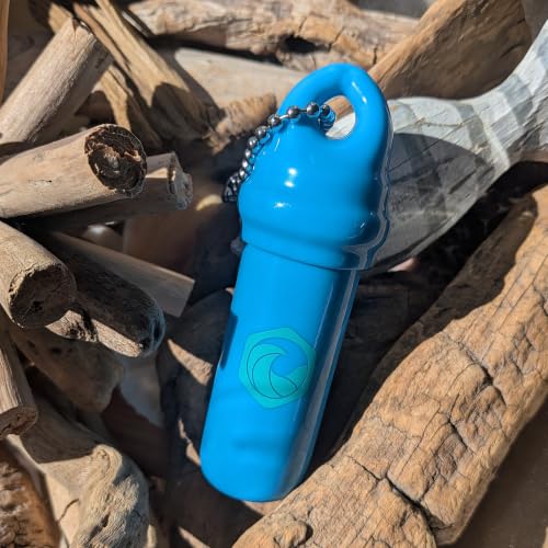 Image of Seahive Floating Keychain (2 pack) with Waterproof Safety Container Boat Key Float - Pontoon, Fishing Accessories key holder