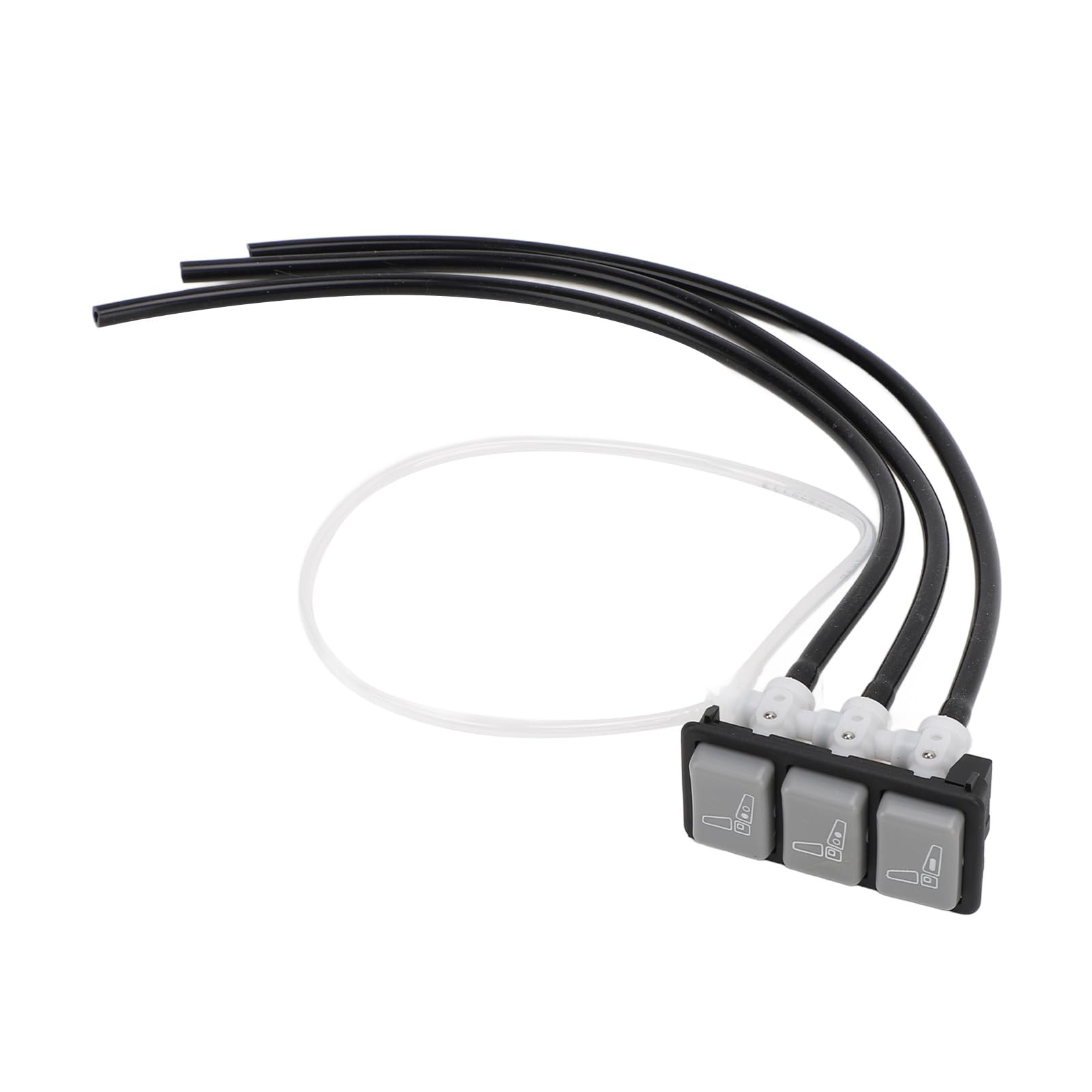 Truck Seat Lumbar Support Valve,with 3 Button Adjustment and 350mm Hose,for MAN TGX Truck,Precise Lumbar Adjustment,Improve Driving Comfort