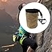 RNXRZANK Chalk Bag for Climbing Storage Pouch Lightweight Chalk Carrier Bag for Bouldering, Brown