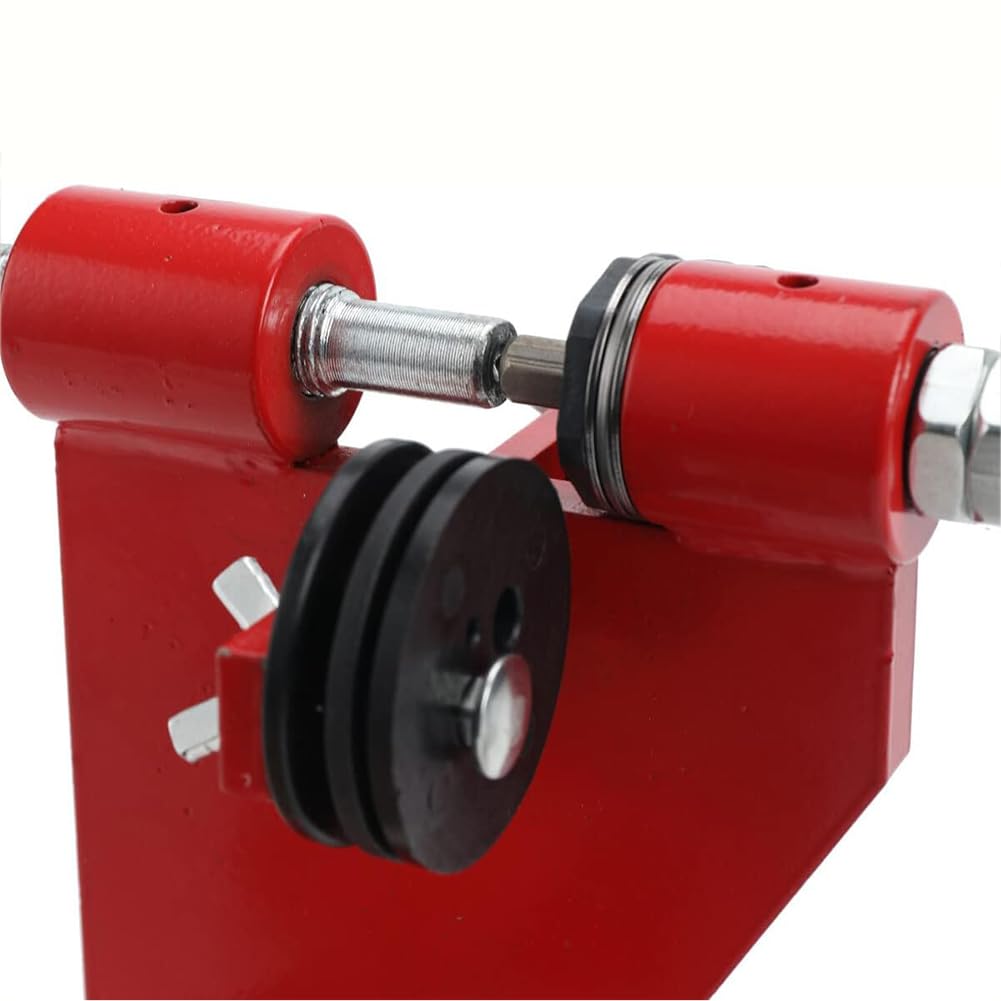 Herramienta giratoria de remaches, rotador de cadena de montaje en banco para reparación de motosierra, divisor de remache de enlace de sierra combinada, construcción duradera
