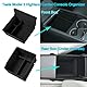 MIEBA 2 Pack Zubehör für Tesla Model 3 Highland 2024 2025 Model Y Juniper Mittelkonsole Organizer-Ablage, für Tesla Model 3 Highland 2024 2025 Model Y Juniper Aufbewahrungsbox, innen beflockt