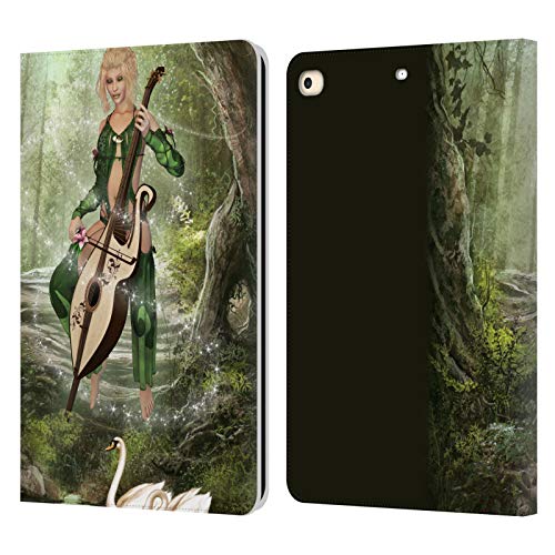 Housse iPad 9.7 Forêt Elfique Simone Gatterwe avec support vidéo et fentes pour cartes