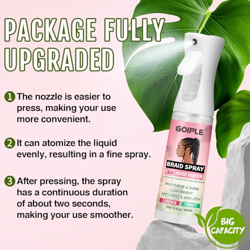 Spray para Trenzas de Rosa y Menta 10 fl oz miniatura 4