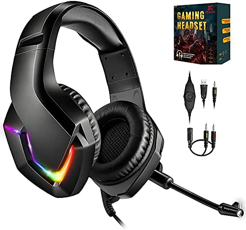 Gaming Headset for PS4,PC,Xbox One,PS5 