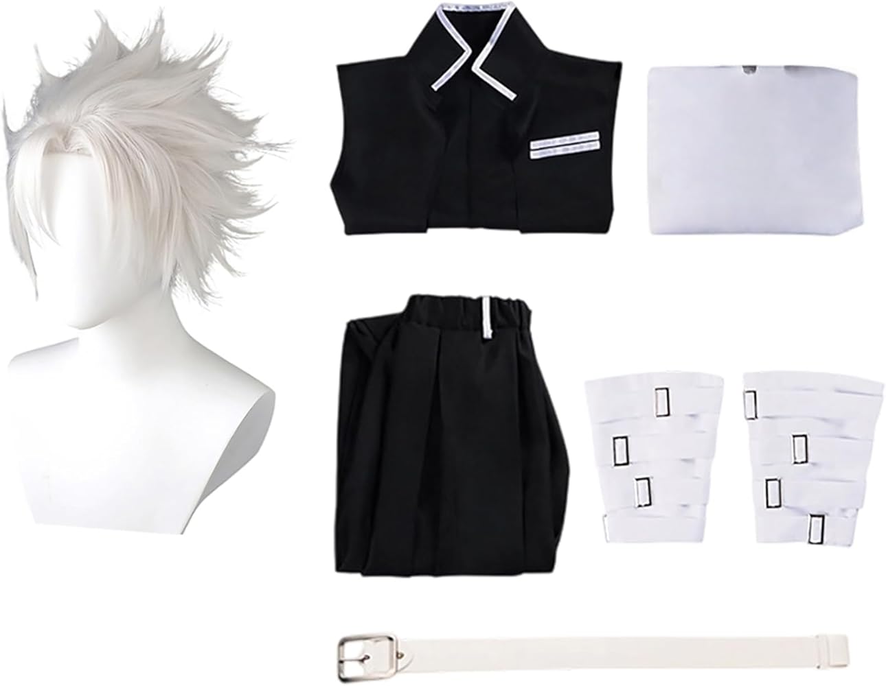 Amazon.co.jp: 神併良品 不死川実弥 コスプレ ウィッグ付き 風柱 鬼殺