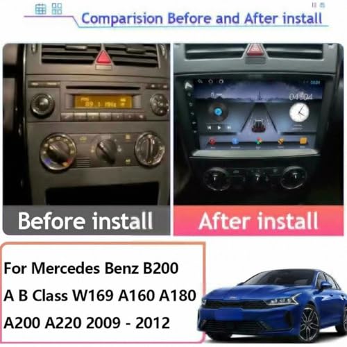 Radio Coche 2 DIN para Benz: Viaja Conectado con Carplay 2