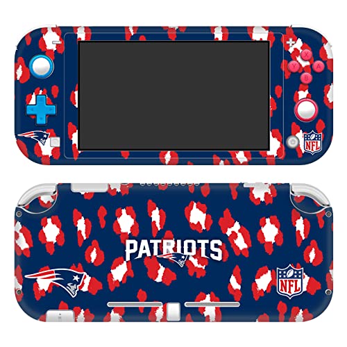 Skin Nintendo Switch Lite NFL New England Patriots - Habillage vinyle premium ajusté léopard