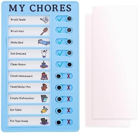 Replaceable Housekeeping Chart Checklist Message Board Time Manag...