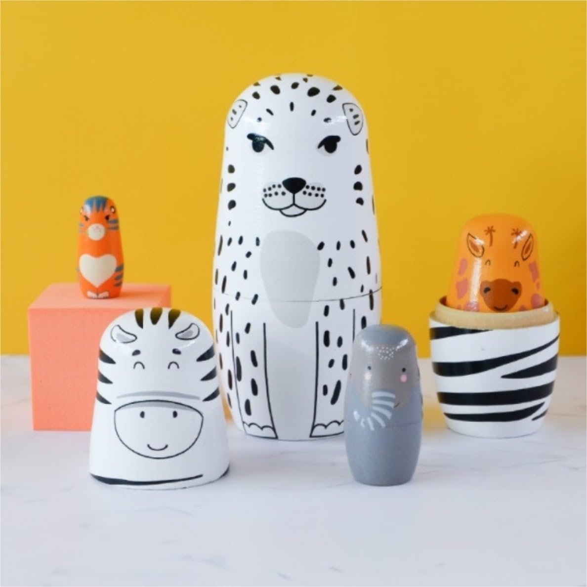 ロシア製 マトリョーシカ 5ピース