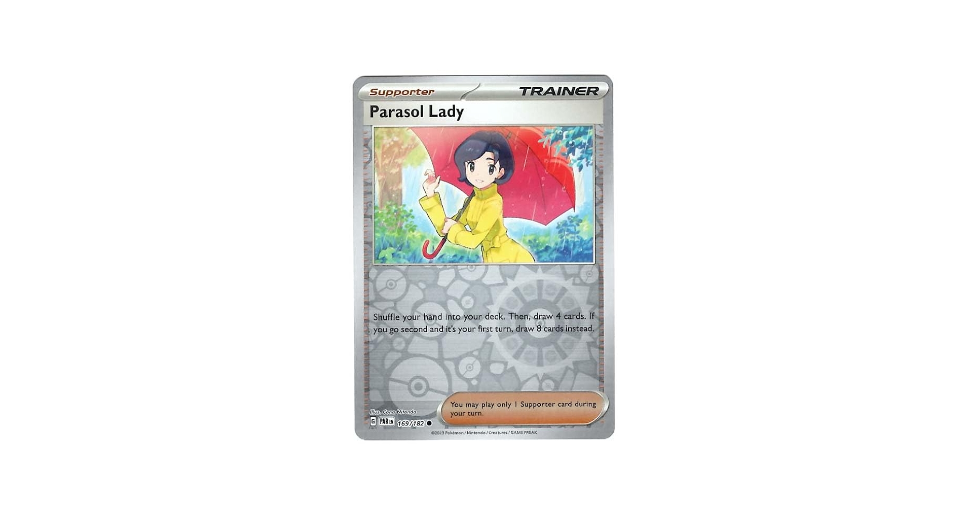 Amazon.com: Pokemon - Parasol Lady 169/182 - Paradox Rift