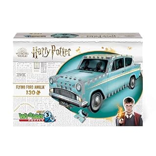 UPC 665541002021 product image for WREBBIT 3D Harry Potter – Flying Ford Anglia 3D Jigsaw Puzzle - 130 Pieces (W3D- | upcitemdb.com