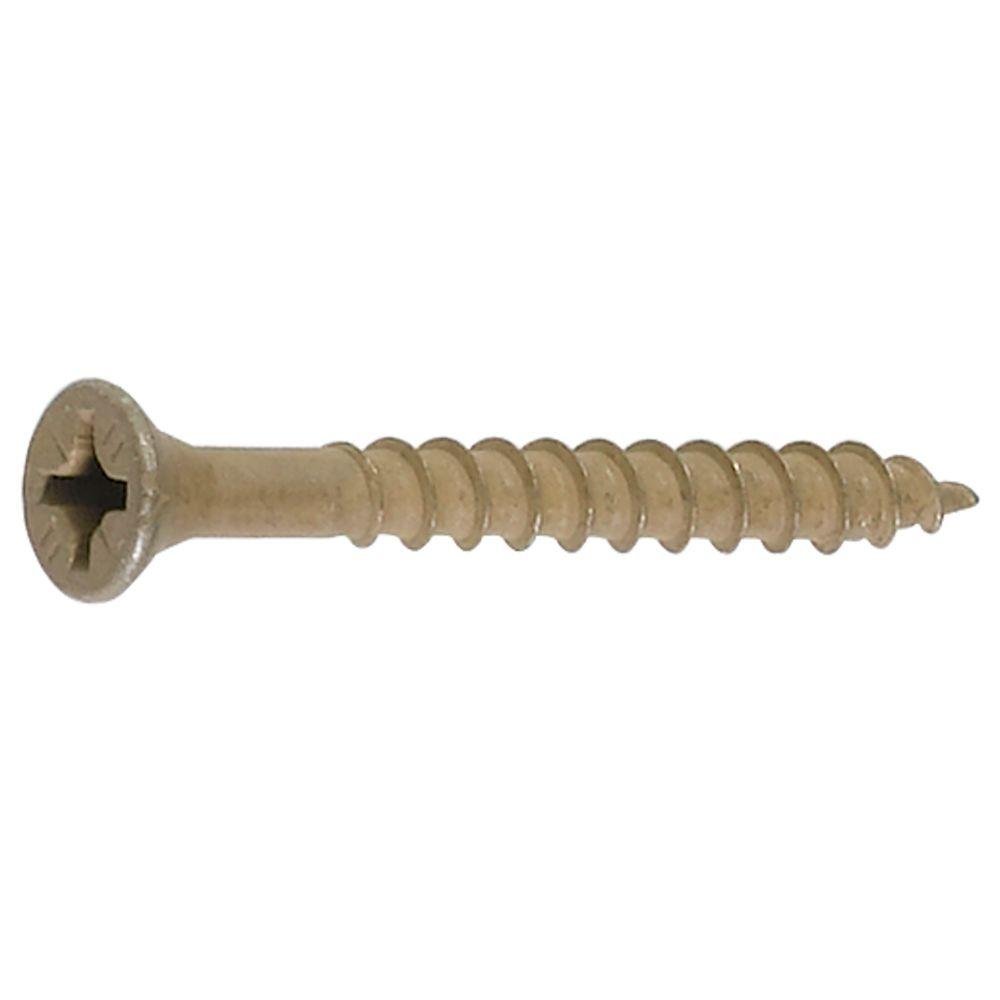 FMGD158-350 Tornillo de madera exterior GuardDog, tostado, 1-5 / 8-Inch, 350-Pack