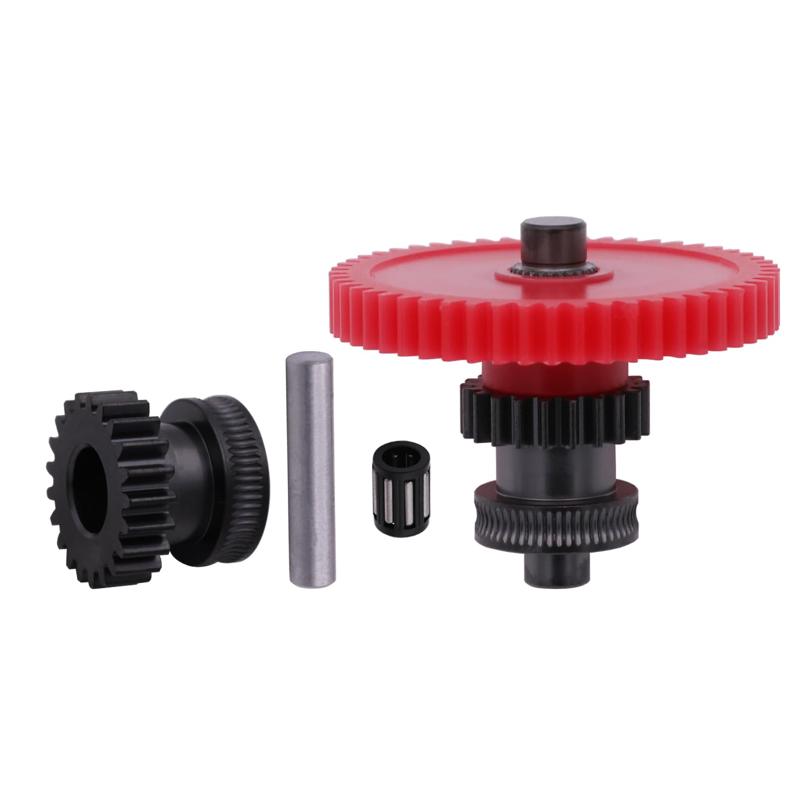 Hardened Steel Extruder Gear Kit for Neptune 4 Series, 3D Printer DLC Nano Coating Hardened Steel Extruder Dual Gear and POM Gear Kit for Elegoo