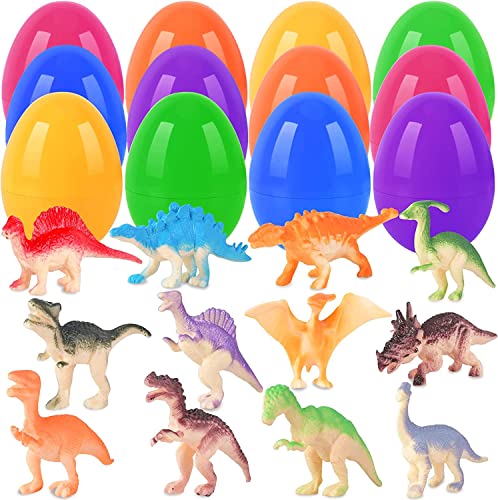 Huevos Sorpresa Juguetes,12 Piezas Huevos De Pascua Sorpresa,Huevo Pascua,Huevos De Pascua con Juguete,Ideal para ArtíCulos De Fiesta TemáTica De Pascua, Regalos De Pascua,Buscar Huevos De Pascua