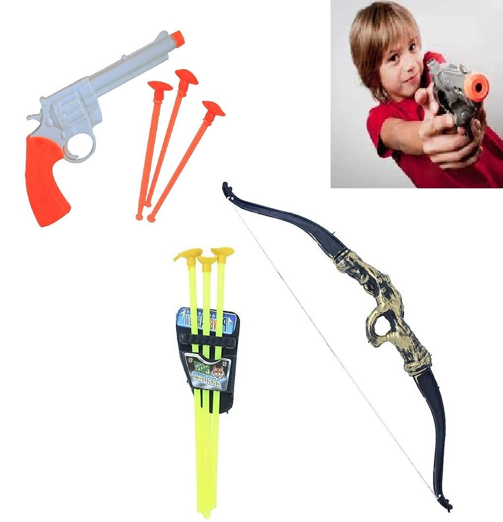Wizme Police Target Shooting Gun Toy for Kids Girls and Boys Role Play for Theme Party Pack of 1