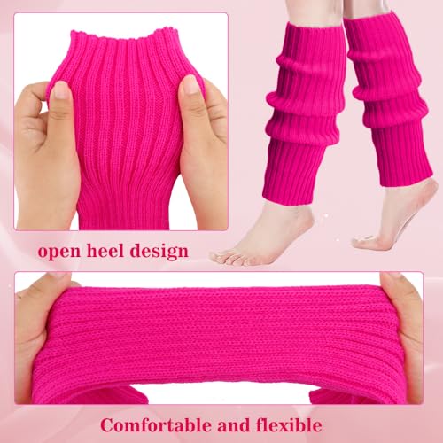 80s White Leg Warmers for Women - Winter Long Leg Warmers, 80s Outfit4