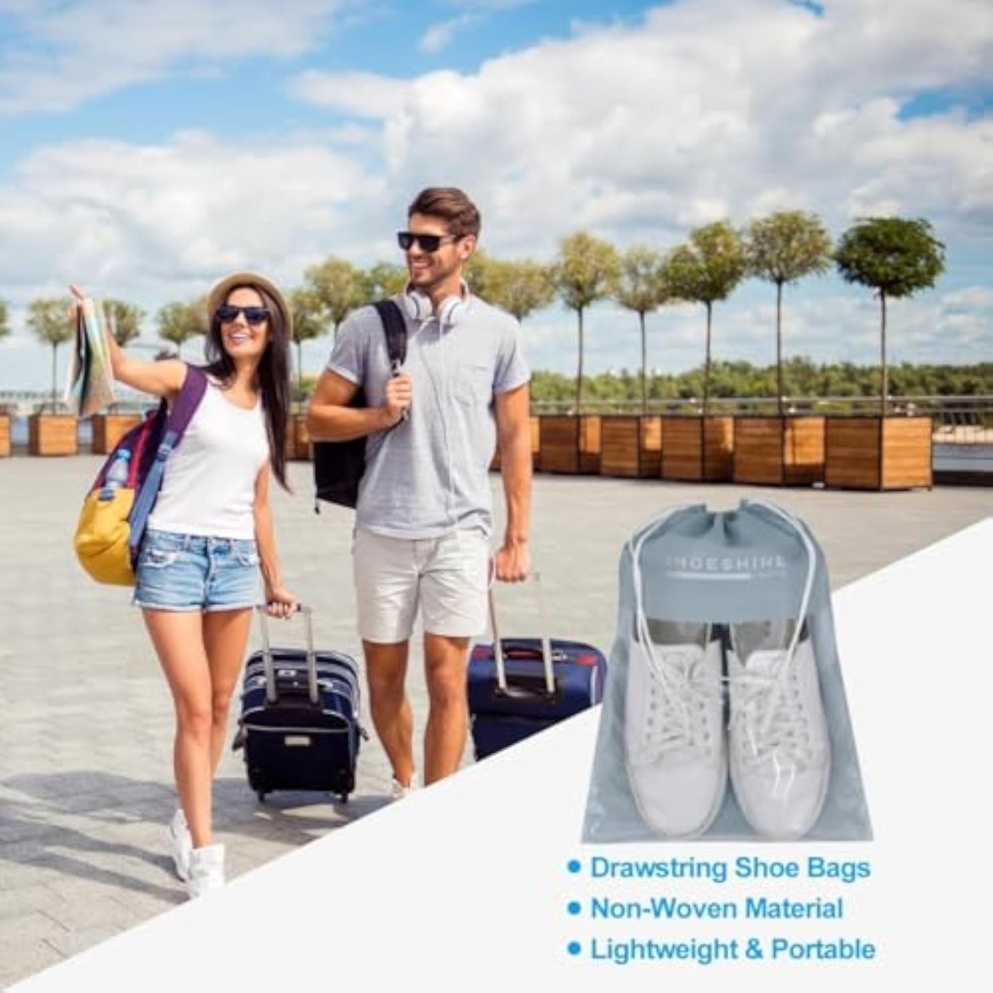 SHEOSHINE 18 Pcs Pack of Shoe Covers for Storage