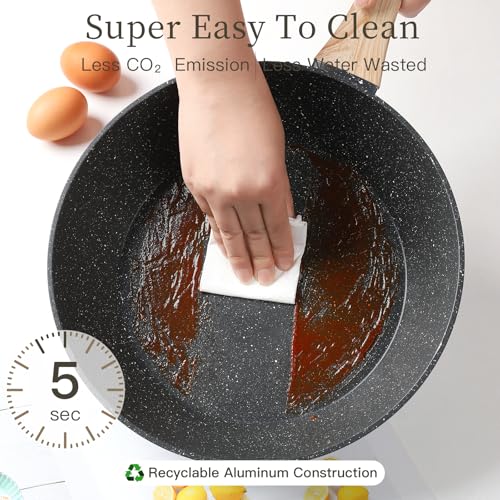 21PCS Pots and Pans Set Non Stick Cookware Set Nonstick with Cooking Set