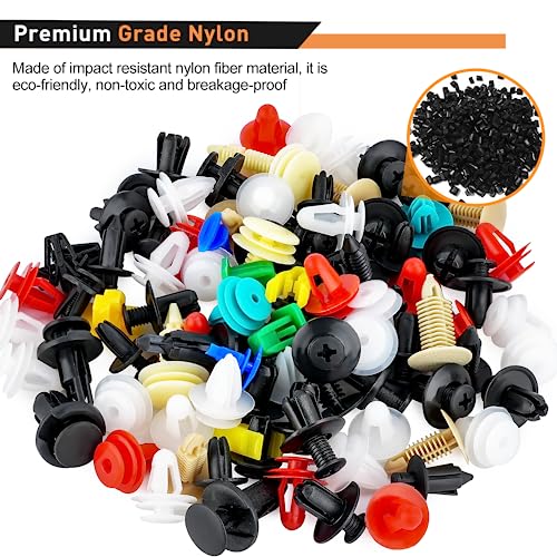 Image of GOOACC 501PCS Universal Car Clips Mixed Auto Bumper Fender Trim Door