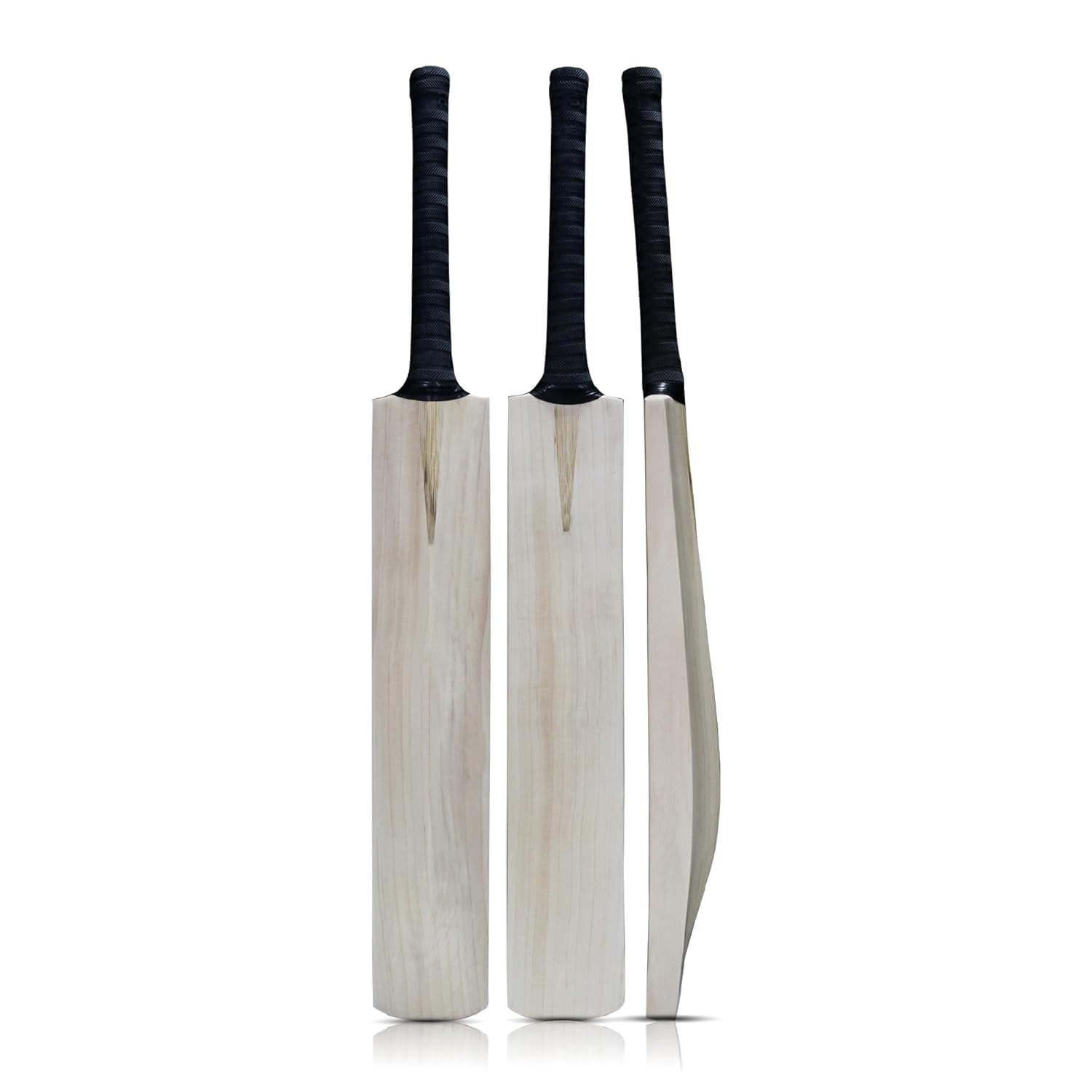 Bhoomi Traders Grade 1 Kashmiri Willow Cricket Bat Full Size Play for Leather Ball Men and Women with Free Bat Cover-image-39