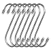 Produktbild upain S-form Haken 20 Stücke S-haken Edelstahl Anti-Rost Metall Hängende Hooks für Küche Badezimmer Schlafzimmer Verwenden