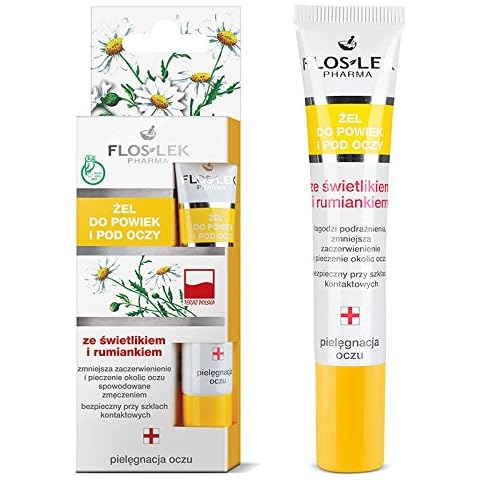 FLOSLEK LID AND UNDER EYE GEL WITH EYEBRIGHT AND CHAMIMILE 15ML Cover
