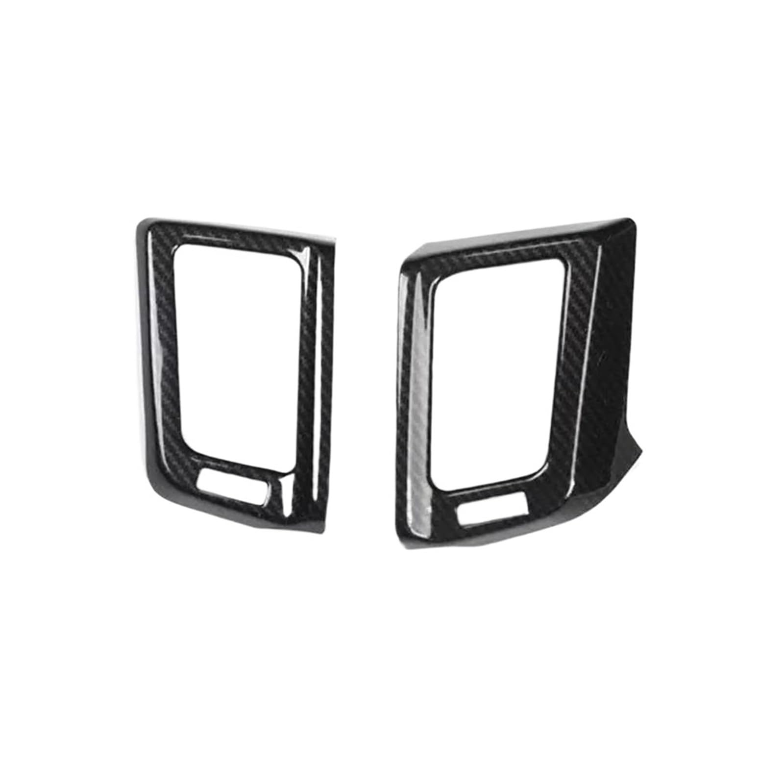 Car Interior Mouldings for Toyota for RAV4 2013-2019 Car Dashboard Central Console Air Outlet Vent Frame Cover Stickers Interior(Carbon Fiber Black)