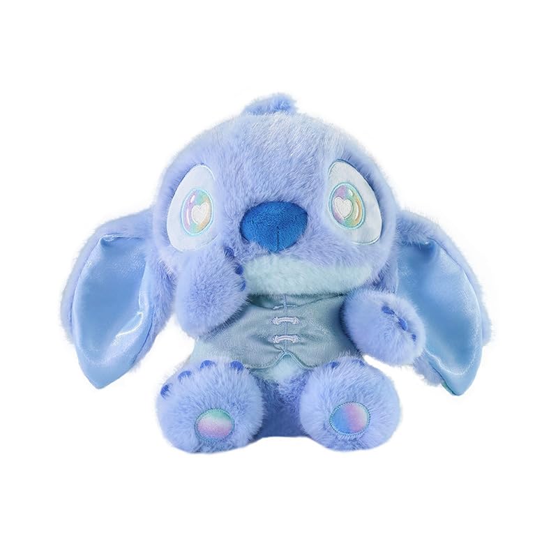 Miniso Disney 10'' Lilo & Stitch Series Dreamy Dress-Up Sitting Stitch Plush