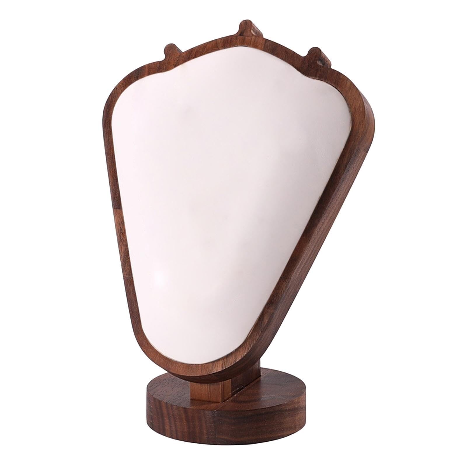 AZHKJKZH Jewelry Display Stand Jewelry Display Bust Stand Necklace Holder Wood Tabletop Pendant Chain Organizer Storage