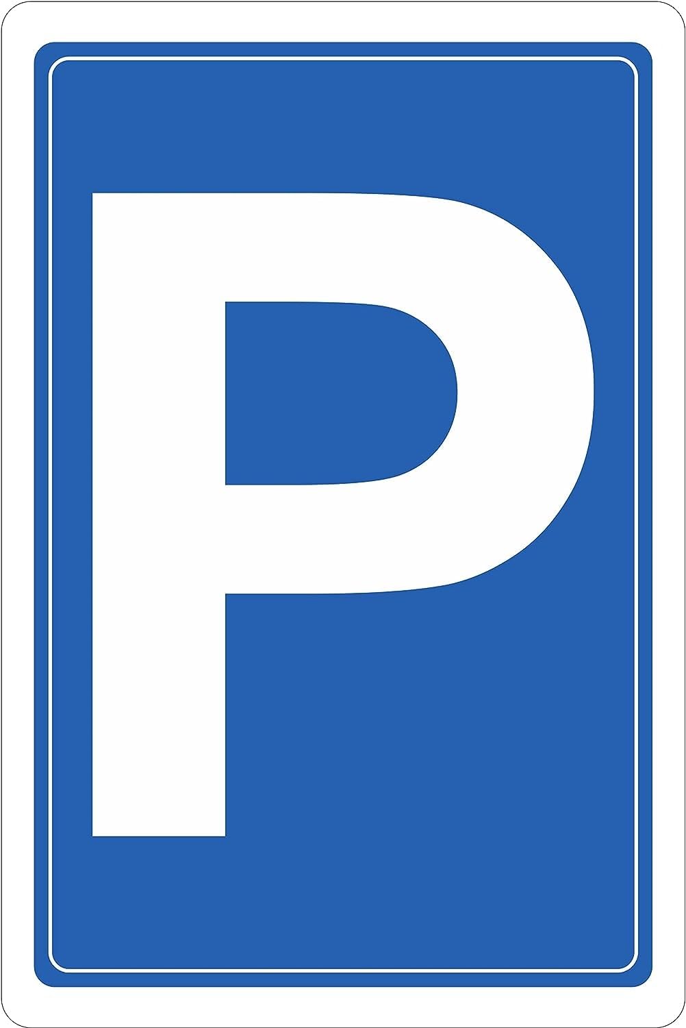 M-ITALY CARTELLO SEGNALETICO - PARCHEGGIO RISERVATO + SPAZIO