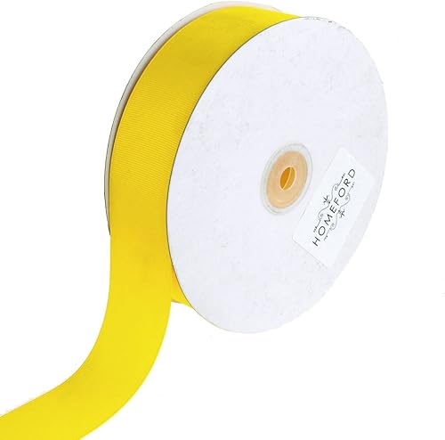 Miniatura 5 de Homeford Cinta de grogrén sólido, 50 yardas (38 pulgadas, vino)